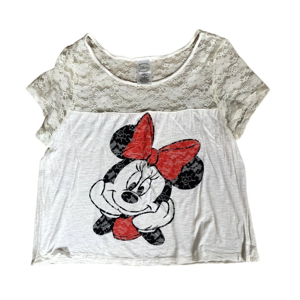 Disney Minnie Mouse Crop Top Size Large
